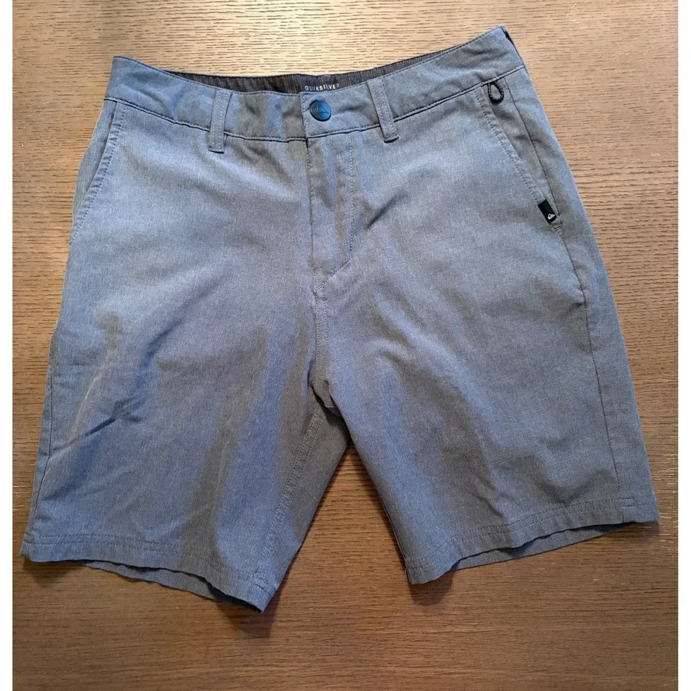 Quiksilver Amphibian Hybrid Shorts Mens 28 Grey Heathered Walkshorts Water Land